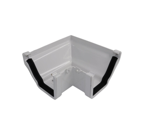 Aquaflow White Ogee Guttering 90° External Angle - 135mm