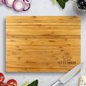 King of the Kitchen Bamboo Cutting Board