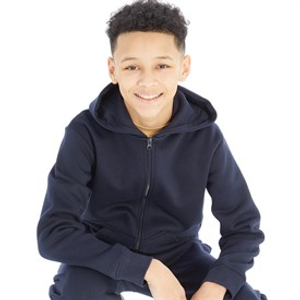 Kangaroo Poo Boys Zip-Through Hoodie Navy
