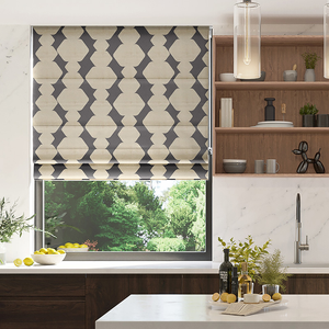 Construct, Black Ink - Roman Blind