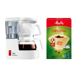 Zestaw ekspres Aromaboy® Biały + filtry