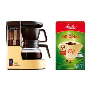 Zestaw ekspres Aromaboy® Beżowy + filtry