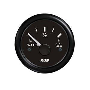 Sea V Black Face & Black Plastic Bezel Water Level Gauge