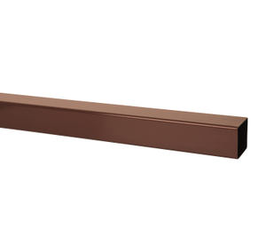 Aquaflow Brown Square Guttering Downpipe - 65mm x Length 2.5m