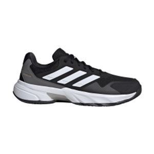 adidas Courtjam Control 3 Clay - Core Black/FTWR White/Grey Four
