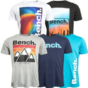 Bench Mens Tayo Five Pack T-Shirts Mixed