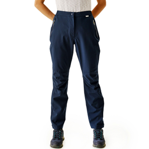Regatta Womens Highton Waterproof Walking Trousers - L / Navy