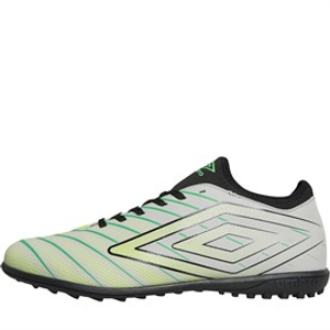 Umbro Mens Velocita Elixir 1.0 TF Astro Football Boots High-Rise/Safety Yellow/Vibrant Green/Black