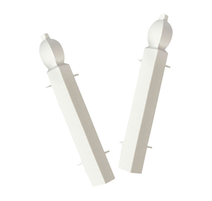 White Skirting Board Ogee External Corners Pack of 2 - 150mm