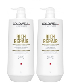Goldwell Dualsenses Rich Repair Shampoo 1000ml and Conditioner 1000ml