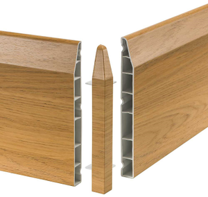 Oak Skirting Board Chamfered External Corners Pack of 2 - 150mm