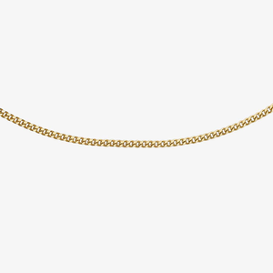9ct Yellow Gold 20 Inch Fine Diamond Cut Curb Chain 1.13.0025