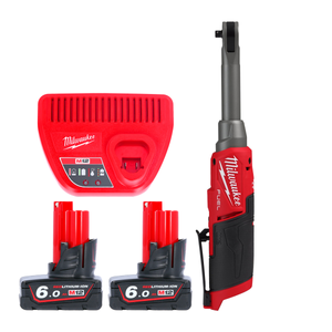 Milwaukee M12FHIR14LR 12V Cordless FUEL 1/4" Extended Reach High Speed Ratchet With 2 x 6.0Ah Batteries & Charger