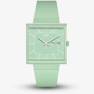 Swatch What If Mint Bioceramic Watch SO34G701