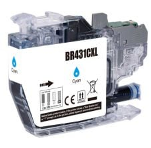 Brother LC431XL Compatible 0.5k Ink Cartridge - Cyan