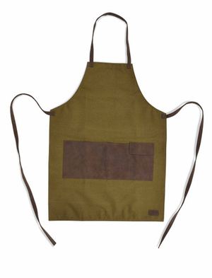 Classic Garden Apron - Canvas, Green