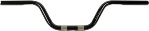 Thrashin Supply Co. High Bend 1 Inch Dia. Handlebars In Black For 1982-2024 Harley Davidson (TSC-2701-1)