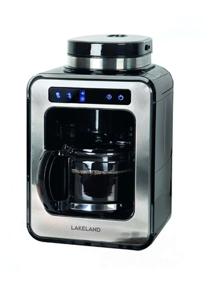 Lakeland 61784 Touchscreen Bean to Cup Coffee Machine Maker Black & Silver