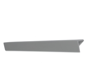 Eurocell Composite Decking Edge Trim – Salt Lake Silver, 3.66m x 42mm (Dual-Sided)