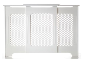 Classic White Radiator Cabinet Medium