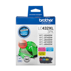 Brother LC432XL CMY Colour Pk