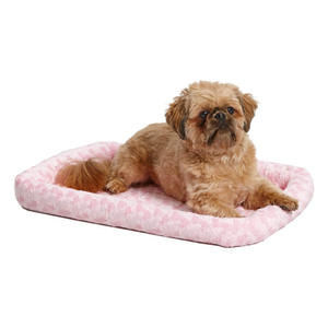 MIDWEST Quiet Time Pet Bed, 24" / 61cm - Pink