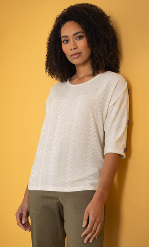 Textured Top - Beige