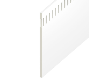 Eurocell uPVC Vented Soffit Board - White, 5m x 400mm (10mm Airspace)