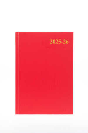 Classmates A5 Week to View Academic Diary - Red - 2026/2027 - Each