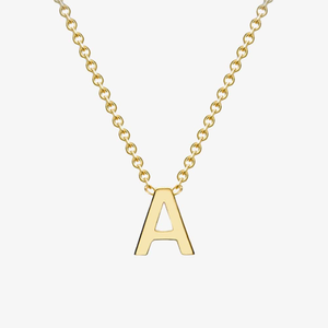 9ct Yellow Gold Mini Initial A Necklace 1.19.0150