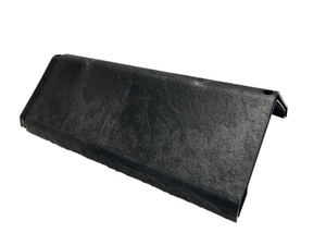 Anthracite Black Envirotile Plastic Lightweight Main Ridge Cap - Length 425mm x Width 245mm