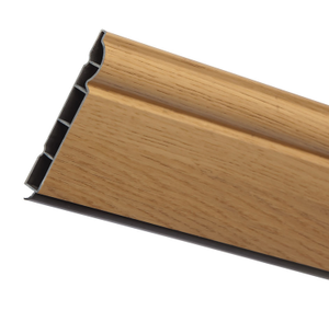 Eurocell uPVC Skirting Board - English Oak, 5m x 100mm (Ogee)