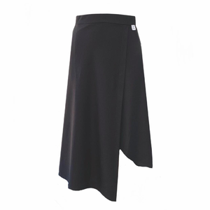 Lotus Midi Skirt With Asymmetric Hem And Wrap (L)