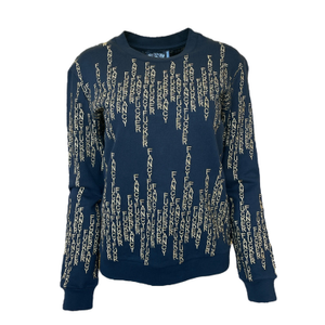 Golden Embroidered Matrix Fancy Fucker Sweatshirt (XL)