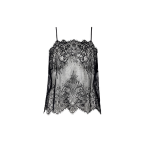 Fortuna Lace Top Short, Color Black Kiss (L/XL)