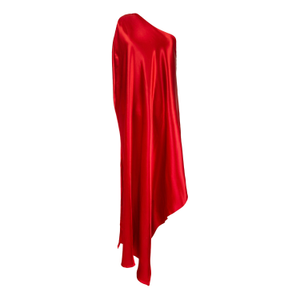 Beatrice Silk Dress, Color Hollywood Red (S/M)