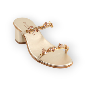 Mules Kate With Champagne Crystals (7 UK)