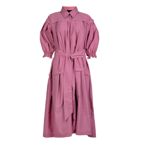 Eleonor Cotton Shirt Dress With Belt (M)