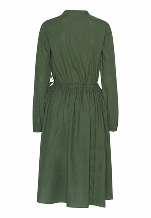 Grobund Rigmor Dress - Green Melange (XL)