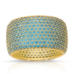 Billionaire Ring- Aquamarine (R 1/2 (UK))