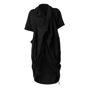 Extravagant Draped Black Tunic (L/XL)