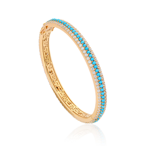 Summer Sparkle Bracelet - Turquiose (7")