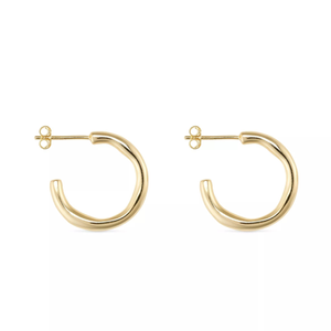 Dainty Gold Hoop Earrings (one size)