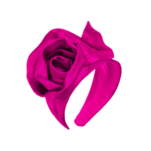 Call Me Rosy - Pink Silk Headband
