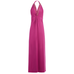 Galaxy Party Long Dress In Pink (M)