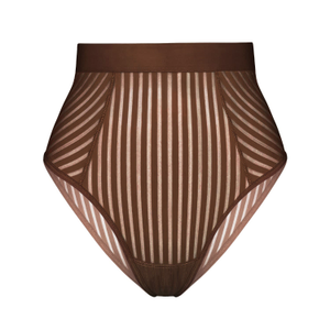 Vertigo Hi Waisted Brief Cocoa (M)