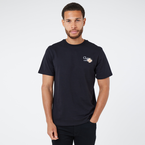 Floral Grid T-Shirt | Black
