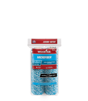 Wooster Jumbo Koter Microfiber Mini Roller Sleeve - Twin Pack