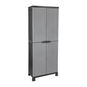 Armario de Resina Exterior con 3 Baldas 171x68x39cm Thinia Home
