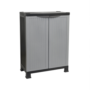 Armario de Resina Exterior Bajo con 1 Balda 92x68x39cm Thinia Home